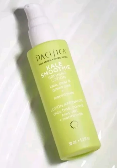 PACIFICA KALE SMOOTHIE Refining Face Lotion with Niacinamide 1.7 oz $14 ...