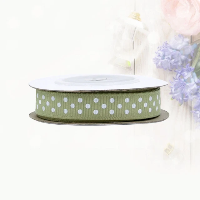 5 Rolls Packaging Band Hair Bows Ribbon Green Balloon Garland Flash