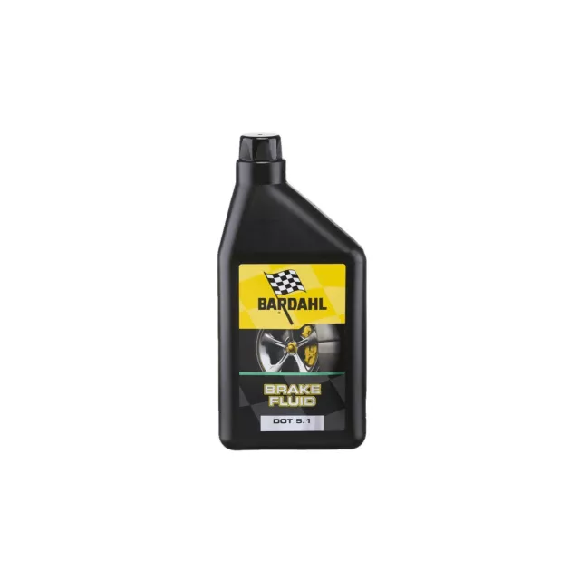 1 Litro Olio Fluido Freni DOT 5.1 Bardahl Fully Synthetic Brake Fluid Sintetico