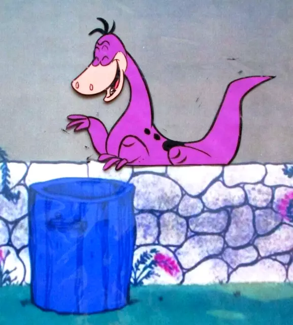 1960's DINO FLINTSTONES rare vintage HANNA-BARBERA ORIGINAL PRODUCTION CEL