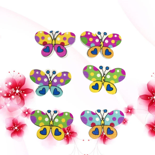 50 Pcs Boutons De La Nativité Décor De Table À Manger Décor Bois Vêtements