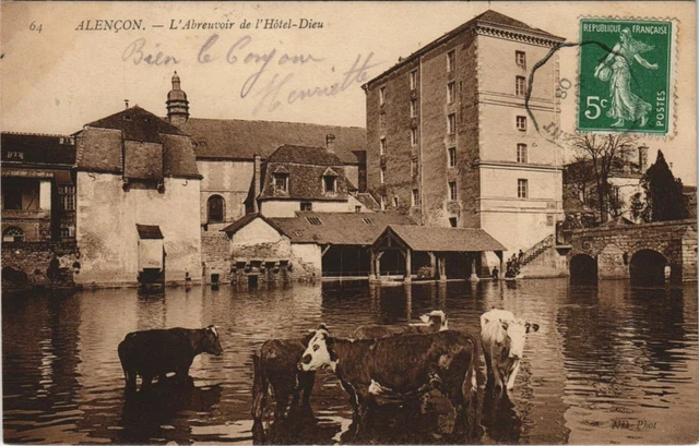 CPA Alencon L'Abreuvoir de l'Hotel-Dieu FRANCE (1053663)
