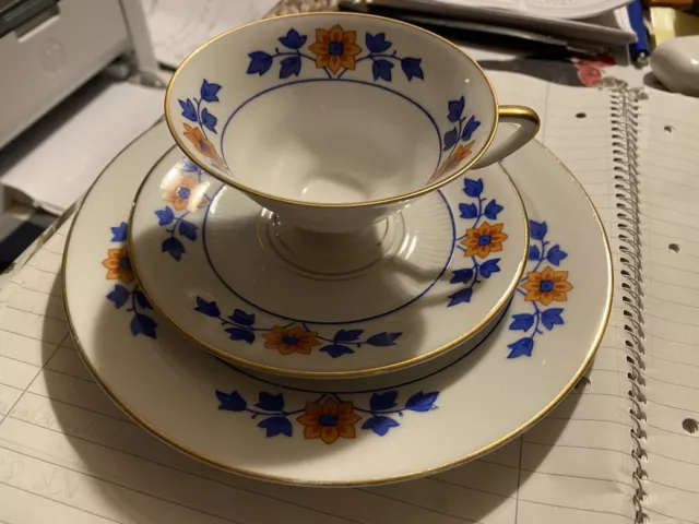 Altes Sammelgedeck Zeh Scherzer Art Deco Porzellan Tasse