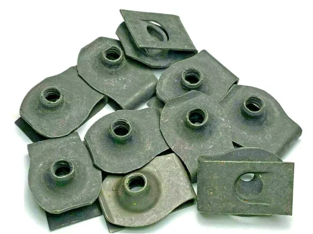 #10-24 Extruded U-Nut Clips For GM Ford Mopar (Qty-10) #1066