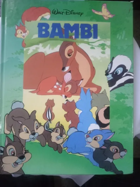 Vintage Walt Disneys Bambi Hardcover 1988 Edition By Derrydale Books