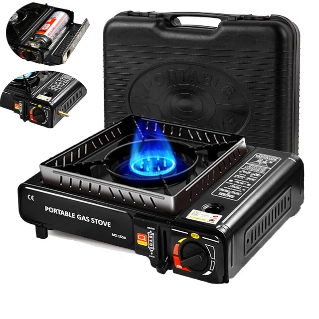 3000W CAMPING STOVE Propane&Butane Windproof Fire Dual Fuel Brass