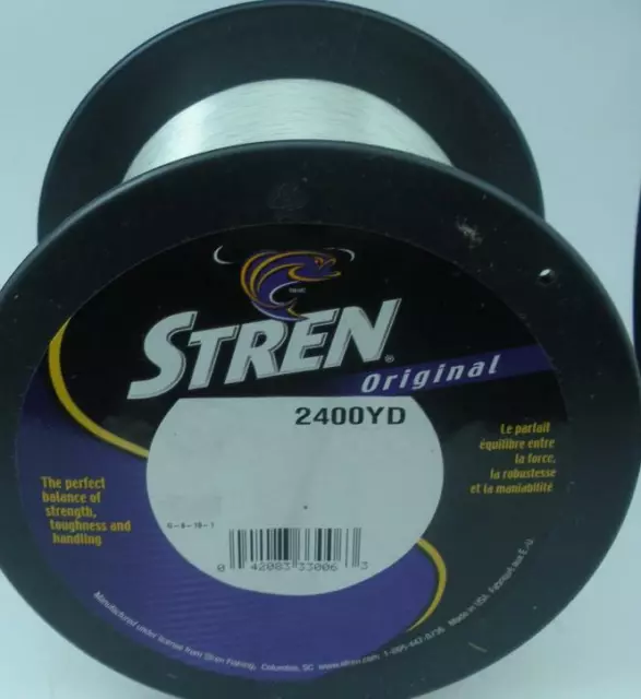 CONCESSIONNAIRE MONOFILAMENT ORIGINAL Stren piscine en vrac 2400 YD 6 LB  transparent EUR 65,76 - PicClick FR