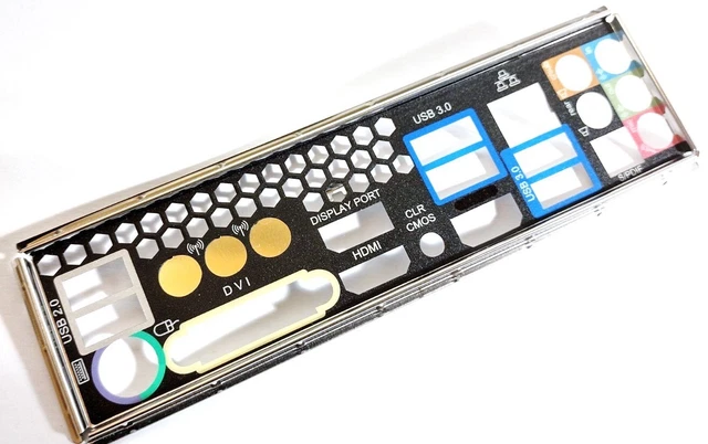 ASROCK Z97E-ITX/AC Z97 Motherboard Rear IO I/O Shield Back Plate ...