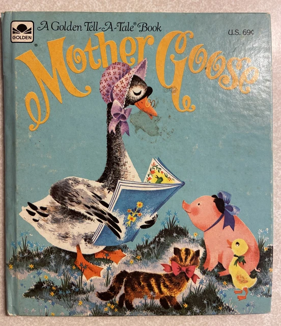 1960 Hardcover “Mother Goose” Marguerite Scott -A Golden Tell a Tale Little Book