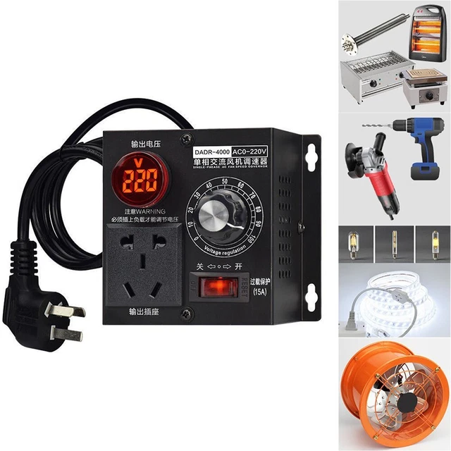Regolatore di tensione tiristore leggero e portatile 4000 W per facile utilizzo