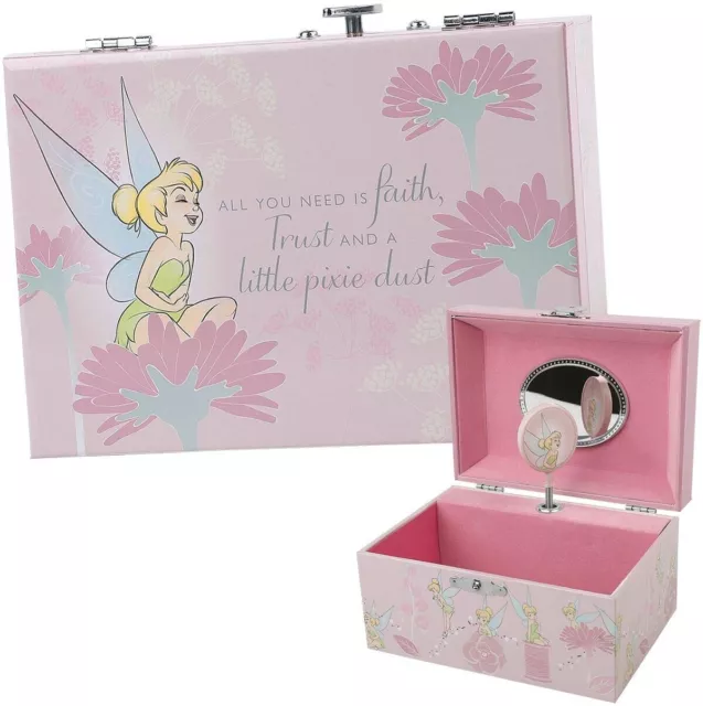 Disney Tinkerbell Musical Jewellery Box (Peter Pan) Collectible Gift Xmas Cute