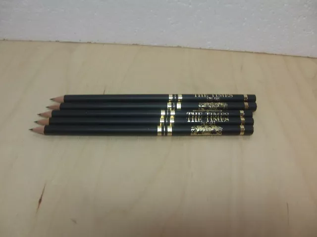 The Times newspaper – 1785-1985 – 5 x advertising Pencils