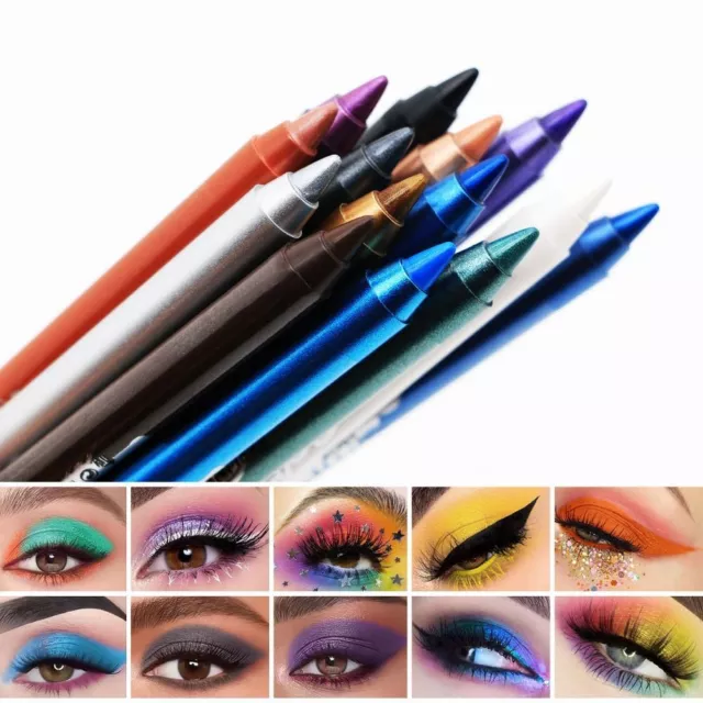 Long-Lasting Eyeliner Pencil Not Blooming Colored Eyeliner Gel Pen