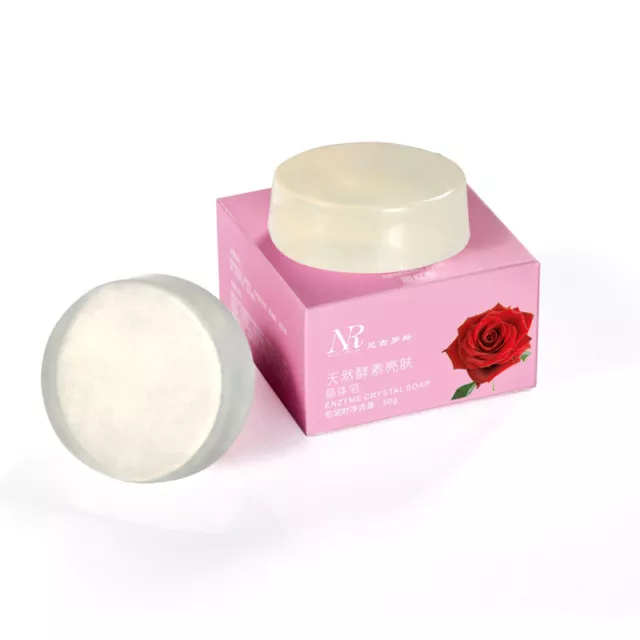 Whitening Crystal Soap Body Care Bleaching White Skin Tender EssenceTransparen g