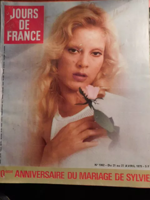 Jours de France, n°1062 sylvie vartan johnny hallyday ( 10 ans ) 6 pages delpech