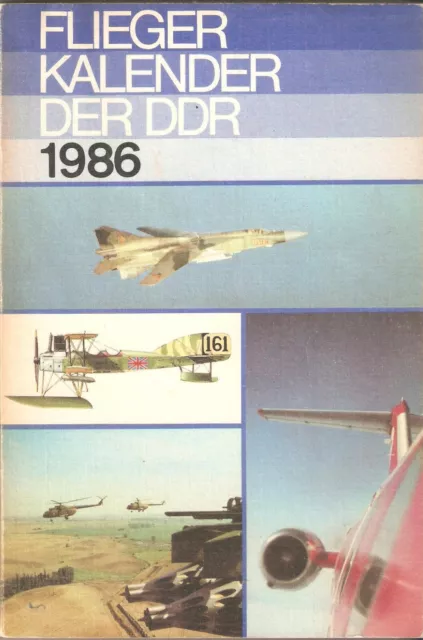 Fliegerkalender der DDR 1986 Militärverlag