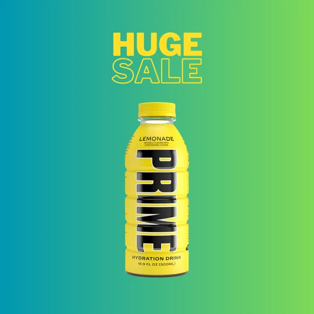 PRIME HYDRATION DRINK Lemonade 16.9 FL OZ (Limited Edition) NEW FLAVOR