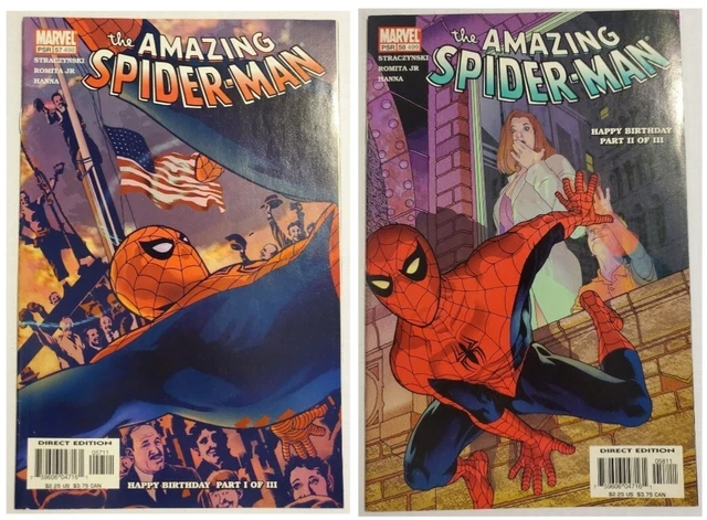 Amazing Spider-Man #498 499 First Printing Lot! Romita Jr! Mcu! Venom! Norman!
