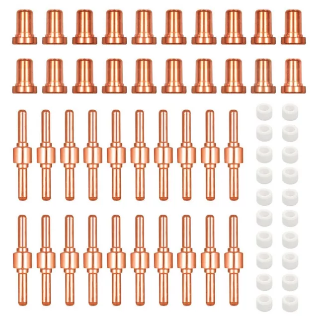 60Pc Plasma Cutter Nozzle Tips Consumables For LG-40 PT-31 Torch CUT40,CUT50 Set