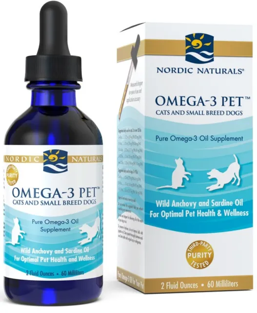 (60ml, 323,50 EUR/1L) Nordic Naturals Omega-3 Pet - 60 ml.