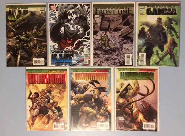 World War Hulk x 7 Comics Marvel Comics 2007 VF-NM