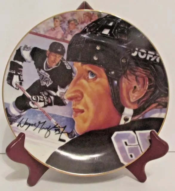 Wayne Gretzky Gartlan Plate "The Great One"