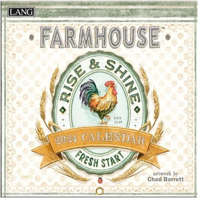 FARMHOUSE 2024 MINI WALL CALENDAR 7x7 BRAND NEW 79271 10.95