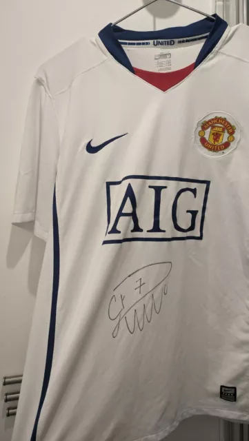 Cristiano Ronaldo autographed soccer jersey