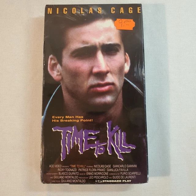 TIME TO KILL Vhs 1989 Sealed Rare Nicholas Cage Vintage 19.95 PicClick