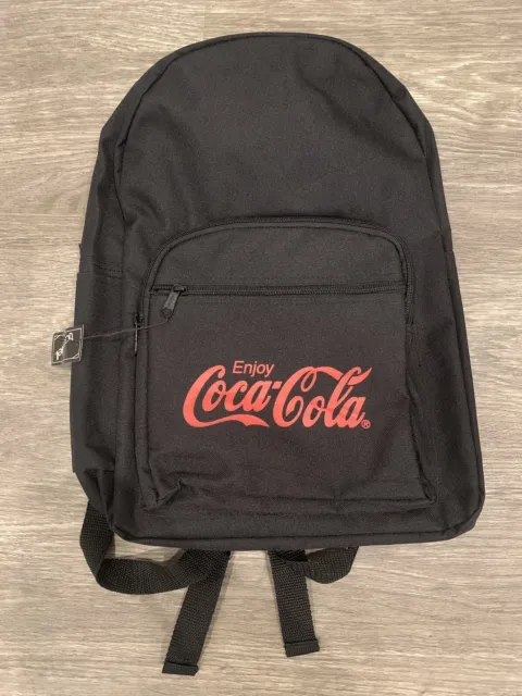 Coca-Cola Backpack Black with Red Logo. Trademark Coca Cola Great Condition!