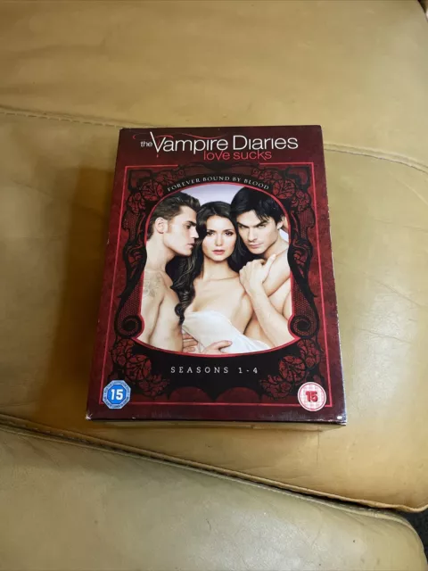 The Vampire Diaries - Love Sucks DVD Box Set Seasons 1-4 Express Delivery VGC