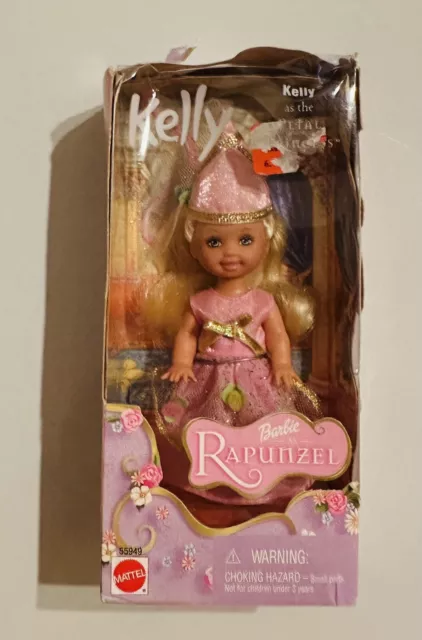Barbie as rapunzel kelly doll 2025