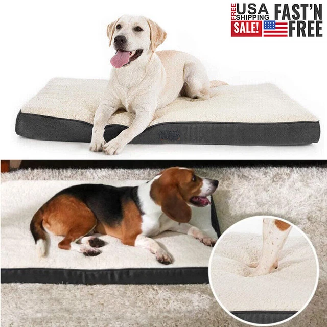 Orthopedic Dog Bed Medium Large Memory Foam Pet Sofa Cushion Removable Cover