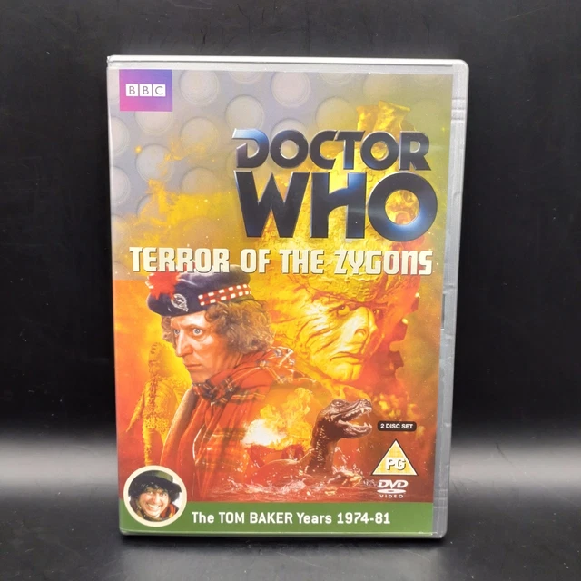 DOCTOR WHO TERROR Of The Zygons The Tom Baker Years 1974-81 BBC R2 DVD ...