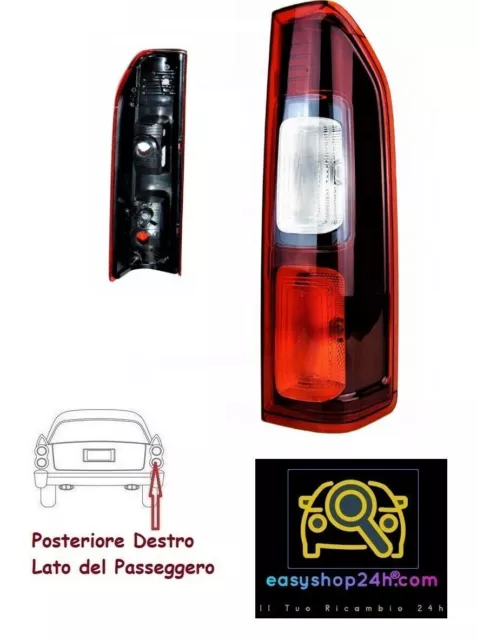 Faro Fanale Fanalino Posteriore Dx Per Fiat Talento Nv300 16 Stop Gruppo Ottico