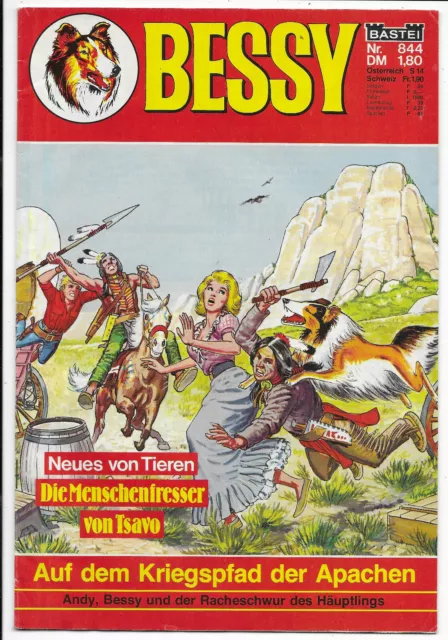 Bessy Nr.844 - TOP Z1 ORIGINAL ERSTAUFLAGE BASTEI COMICHEFT Willy Vandersteen