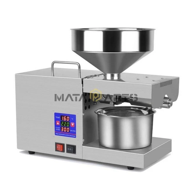 1PCS Corded Electric Oil Press Machine Automatic Extractor Large size NEW