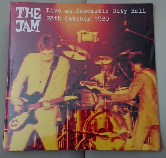 The Jam Live at Newcastle City Hall 1980 Double Vinyl LP Very Rare