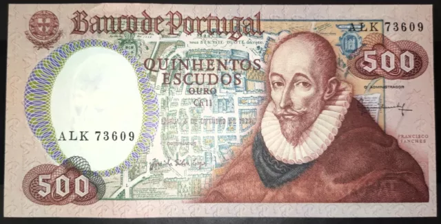 Portugal 500 escudos 1979 AUNC