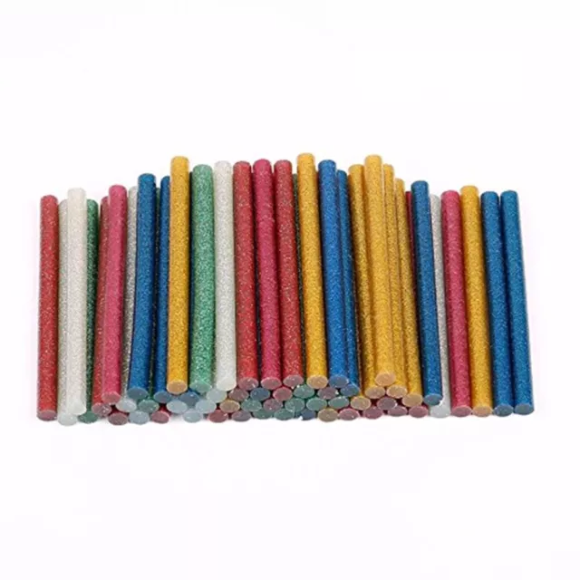 100PCS Colored Hot Glue Sticks Black Glue Sticks Bulk Glue Sticks 2