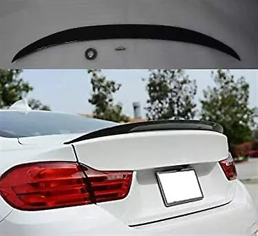 Aleron Trasero Bmw Serie 4 F36 Gran Coupe Alerón Negro Brillo Spoiler