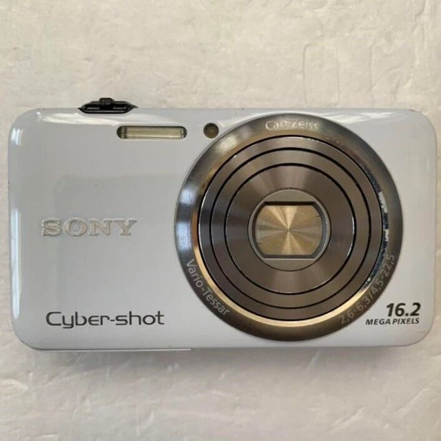 Sony Cyber-Shot DSC-WX7 White Carl Zeiss 5X Oprical Zoom Digital Camera 16.2 MP