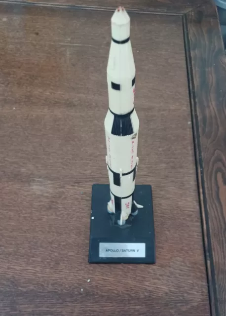 Vintage Rare Nasa Apollo Saturn V Rocket Desk Model Kennedy Space Center 12”