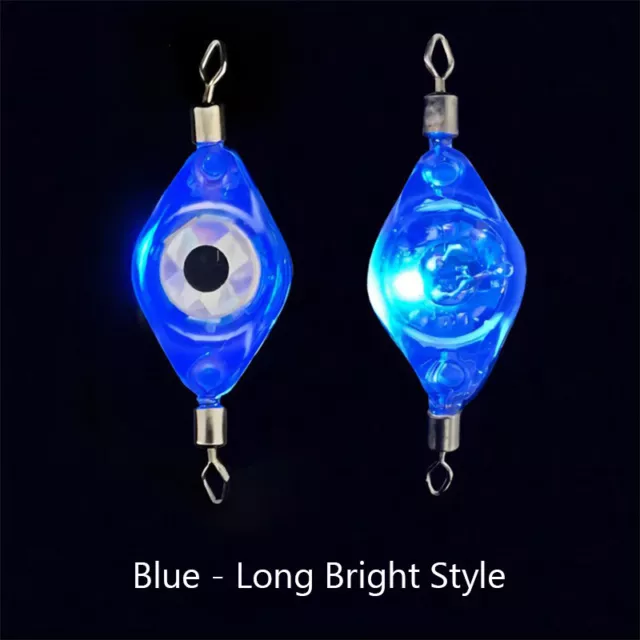 LED Fishing Bait Light Eye Shape Fishing Lure Light Waterproof Sensing Ni