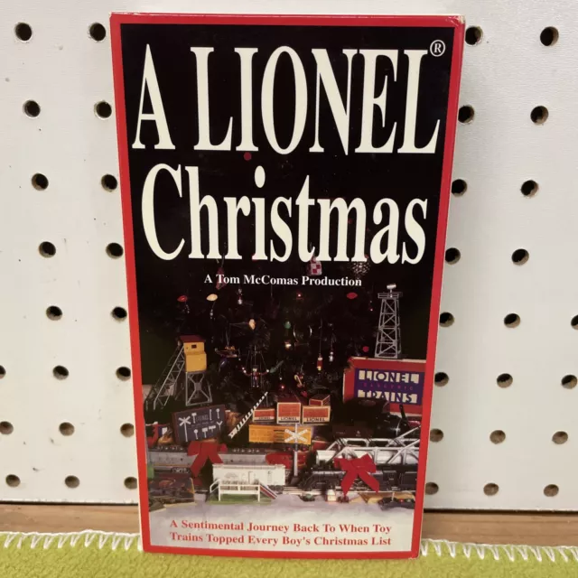 A Lionel Christmas VHS Tape - Tom McComas - 55 Minutes - Toy Trains - Holiday