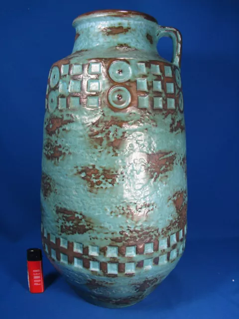 Beautiful 60´s / 70´s design Carstens Keramik Vase with cool glaze 31 - 45