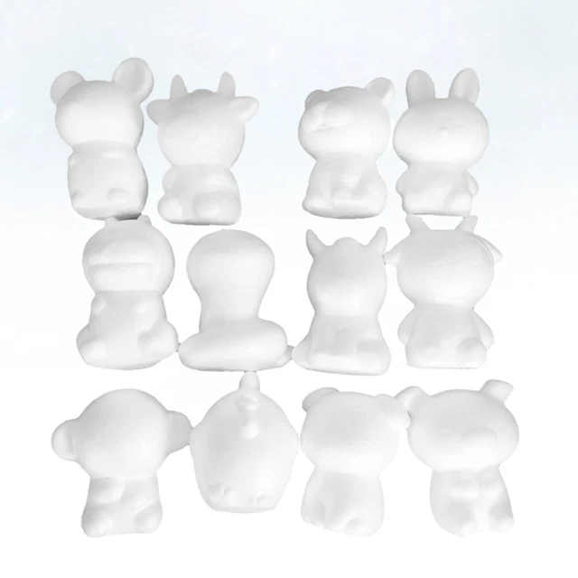 12 Pcs Selbstgemacht Schaumstoffkugeln Basteln Ornamente Styropor Kind
