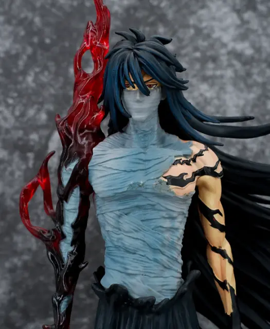 Anime BLEACH Kurosaki Ichigo Final Getsuga Tenshou Action Figure Statue Toy Gift