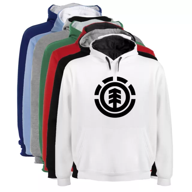 Sudadera NO OFICIAL estampado Capucha Bicolor Tipo Element Skate