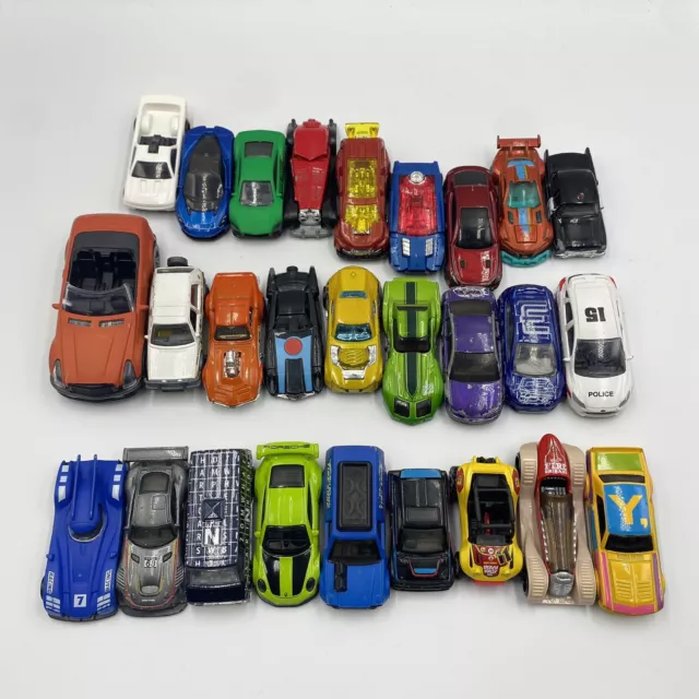 Toy Car Bundle X 27 Diecast Mix Collection Hot Wheels Realtoy Model Car Porsche
